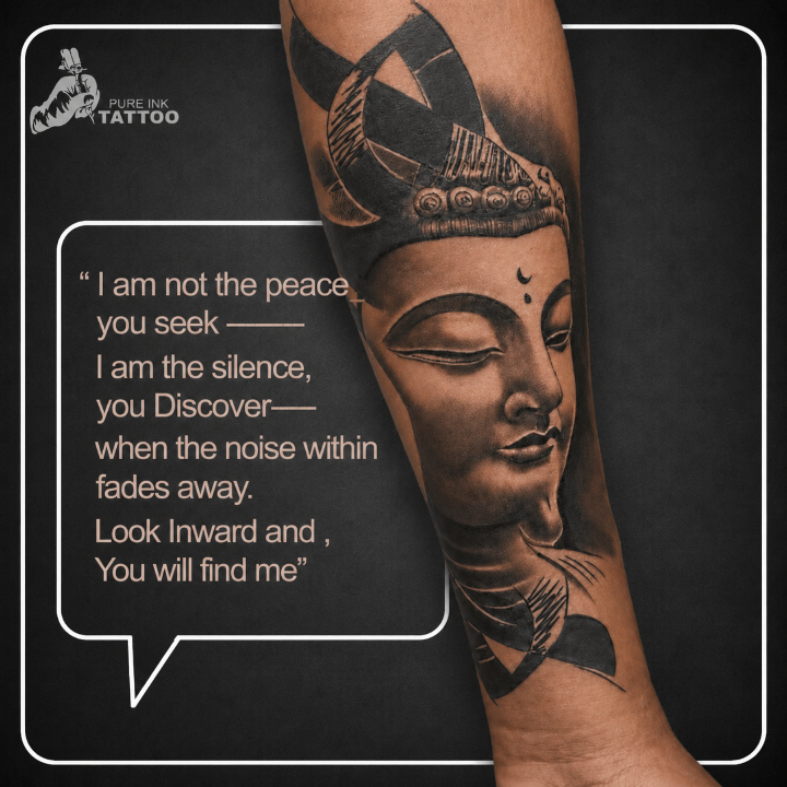 Custom Buddha Realism Portrait Cover-up